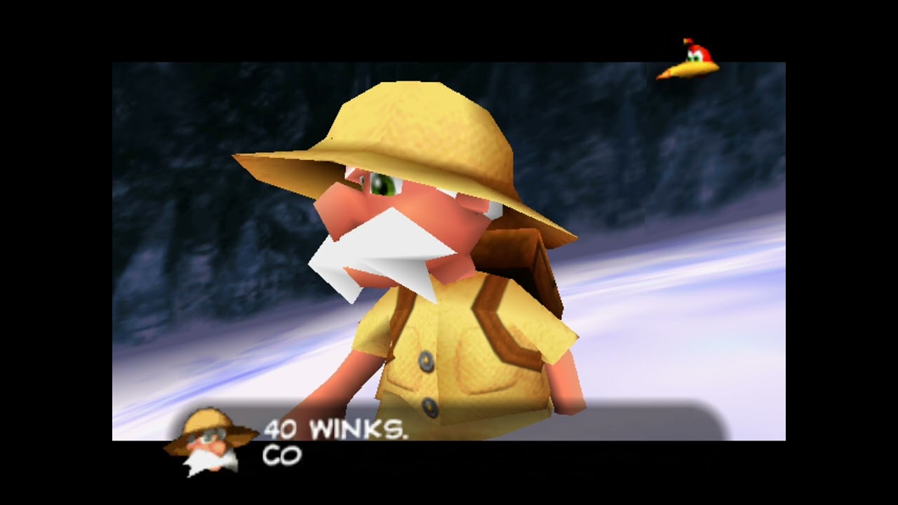 Banjo Tooie: Using Dragon Kazooie to warm up Sabreman