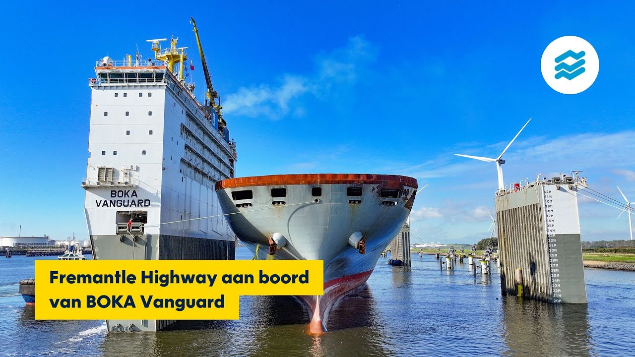 Fremantle Highway aan boord van BOKA Vanguard | #PortOfRotterdam