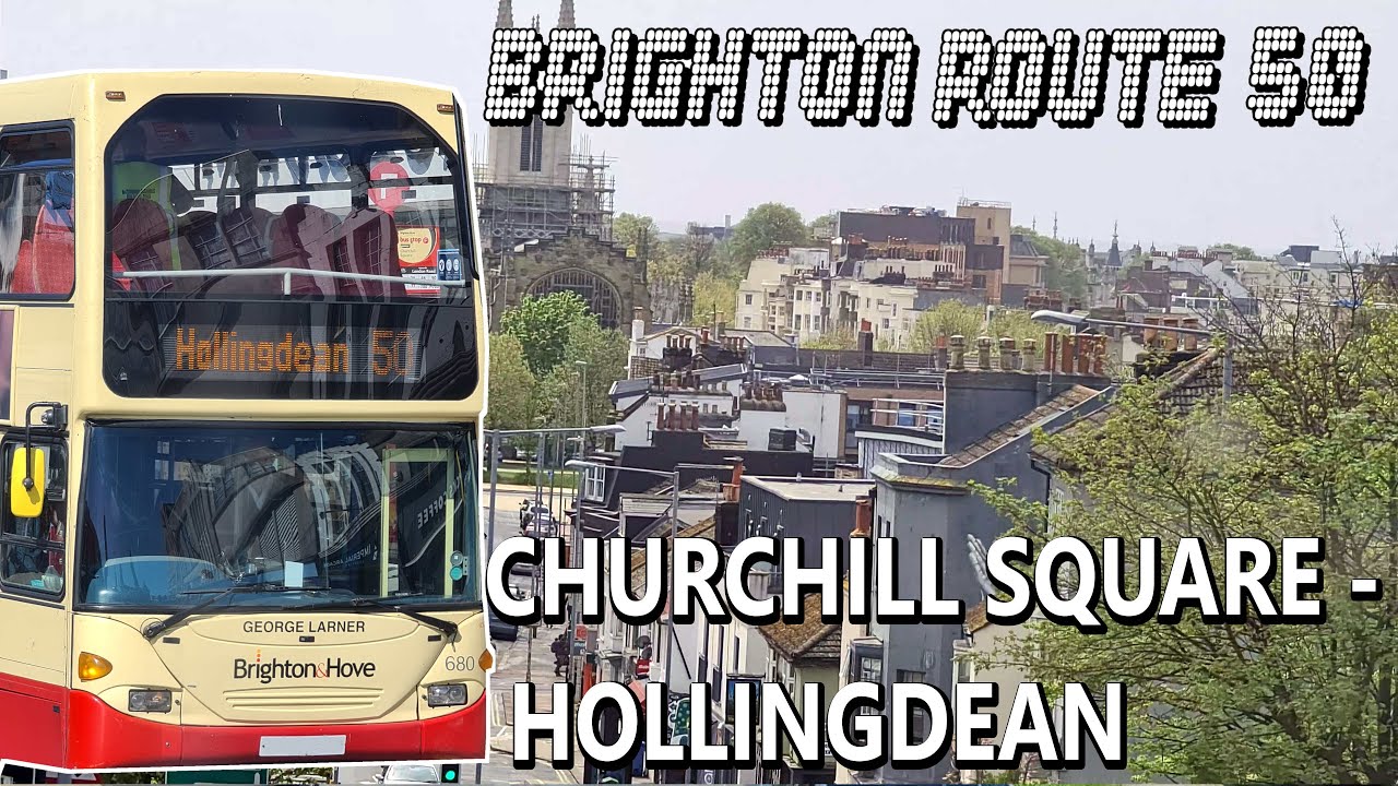 Brighton Bus Route 50: Churchill Square - Hollingdean