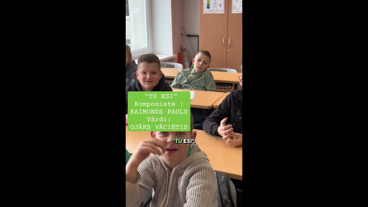 Ventspils 4. vidusskola zēnu kora “Spartito” darbs
