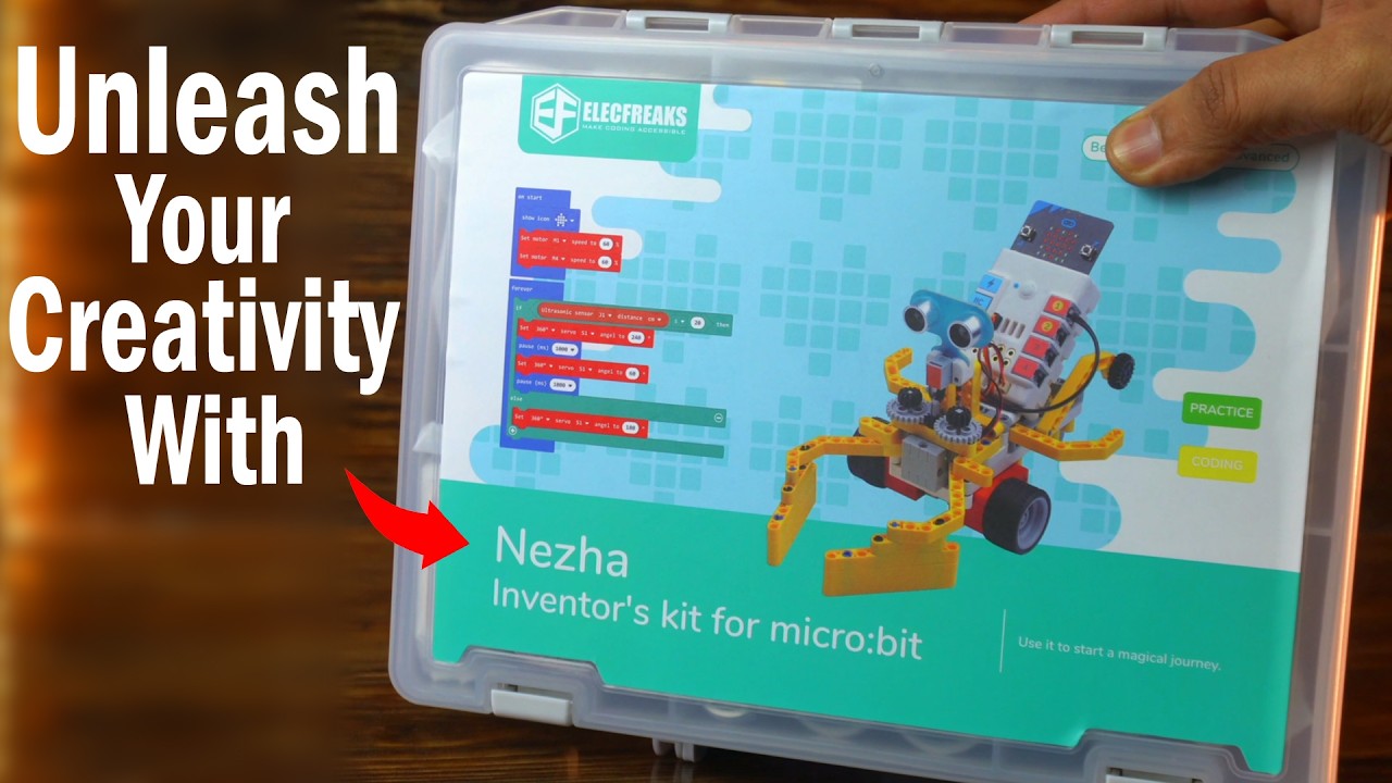 Micro:bit Nezha Inventor&rsquo;s Kit with LEGO Compatible Building Blocks | Ultimate STEM Kit for Kids