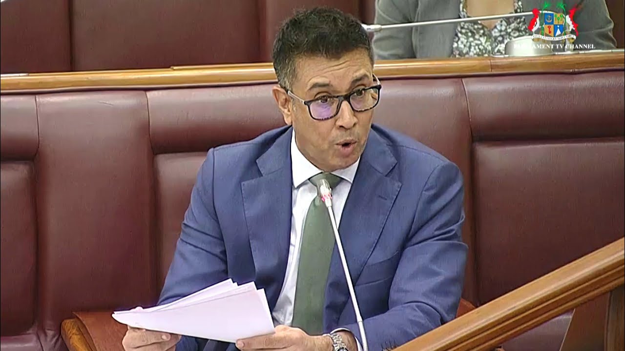 Budget 2023-2024 : l'intervention de Shakeel Mohamed au parlement