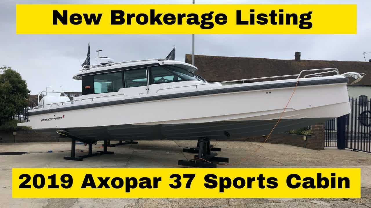 2019 Axopar 37 Sports Cabin- New Brokerage lisitng full walkthrough