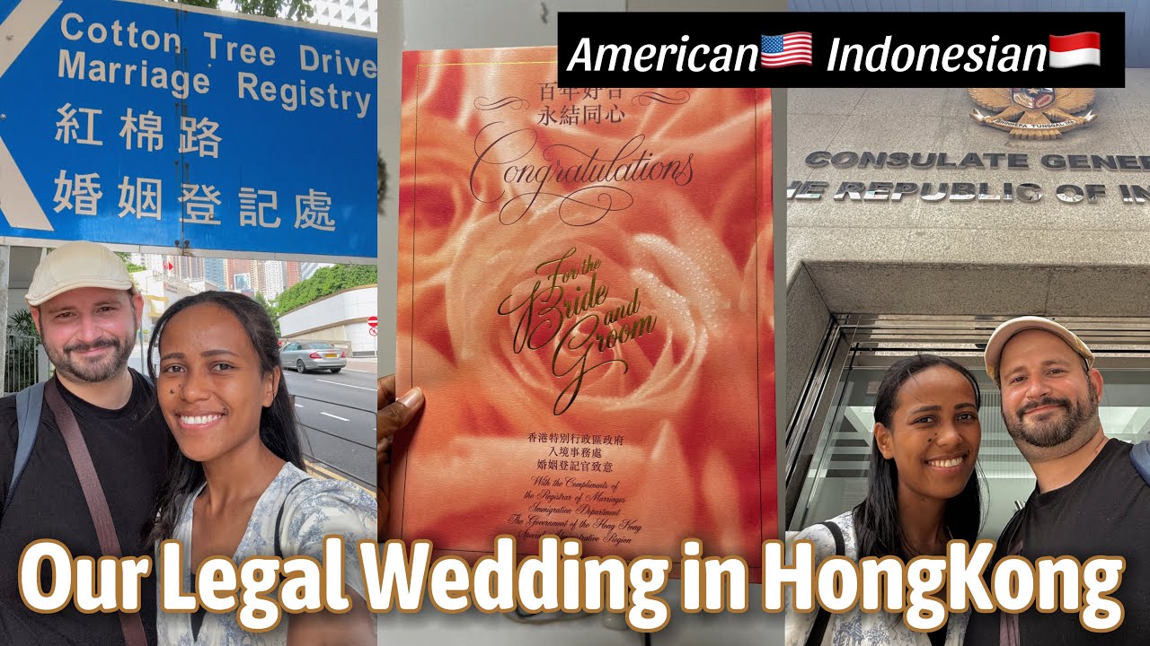 OUR LEGAL WEDDING CEREMONY in HONGKONG🇭🇰