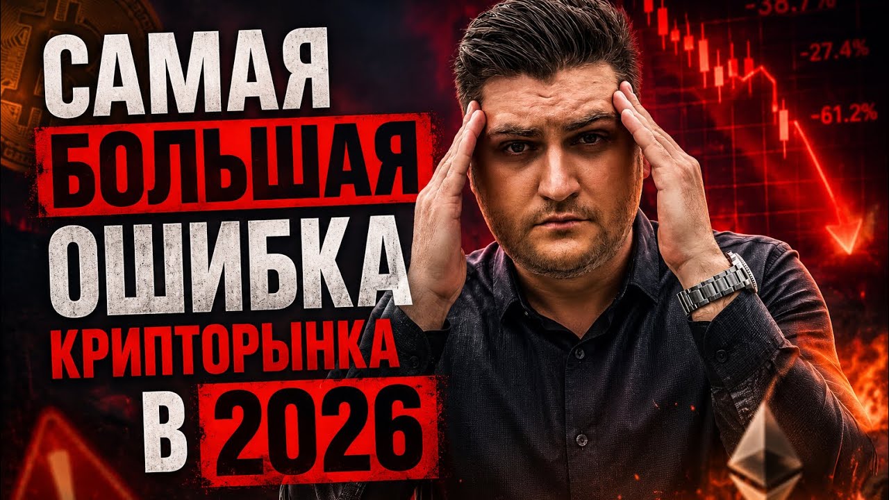 САМАЯ БОЛЬШАЯ ОШИБКА КРИПТОРЫНКА В 2026