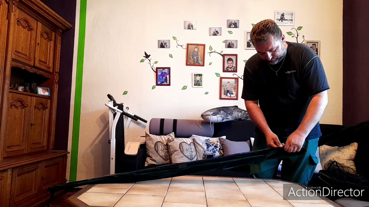 Sportex- Ukázka nového podběráku a prutu.