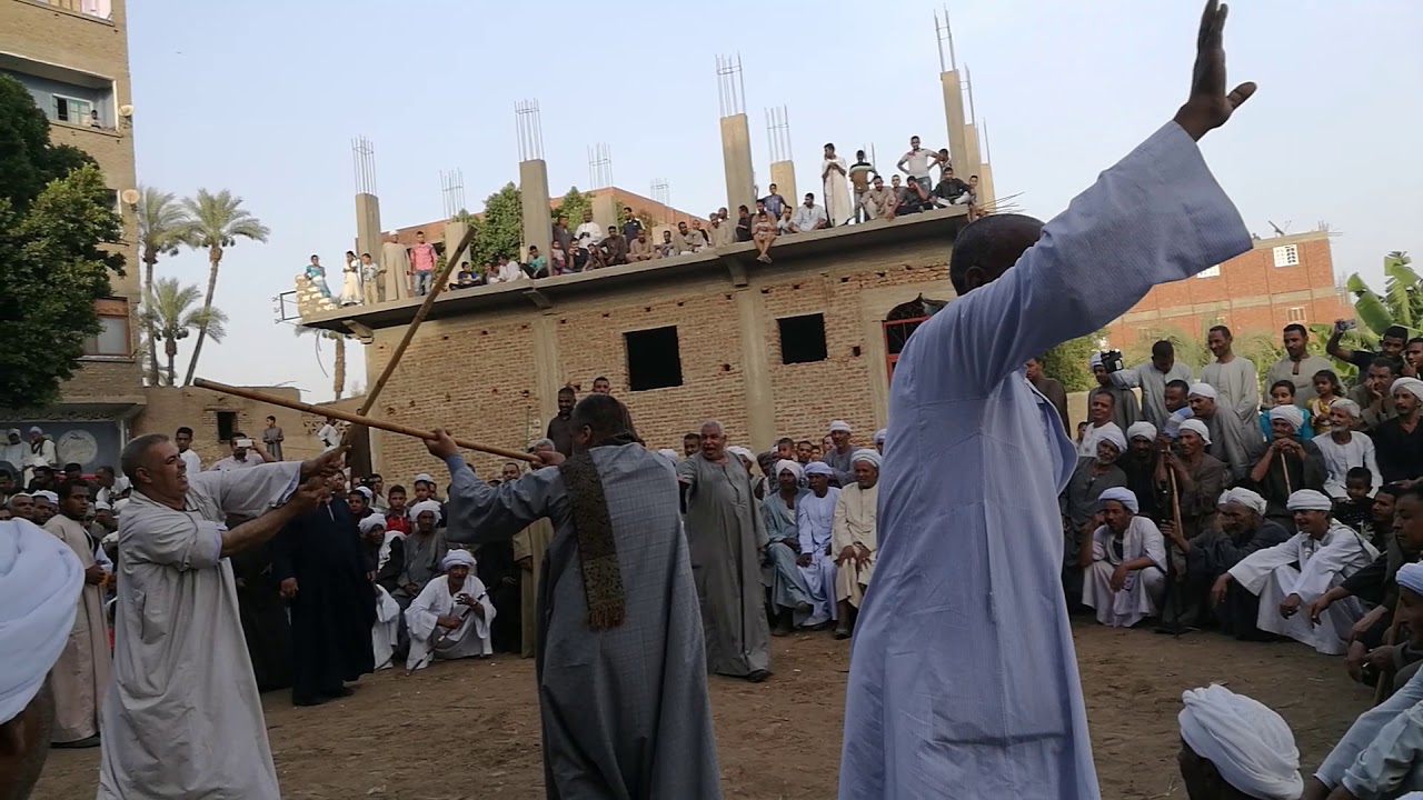 فارس التحطيب امين الفيومي واخر من قنا الجمعة 2018
