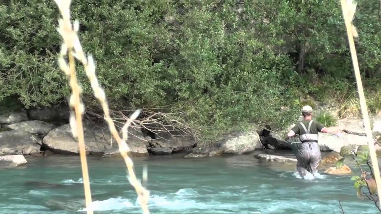 Julien Lorquet fishing during the World Flyfishing Championship in Italy