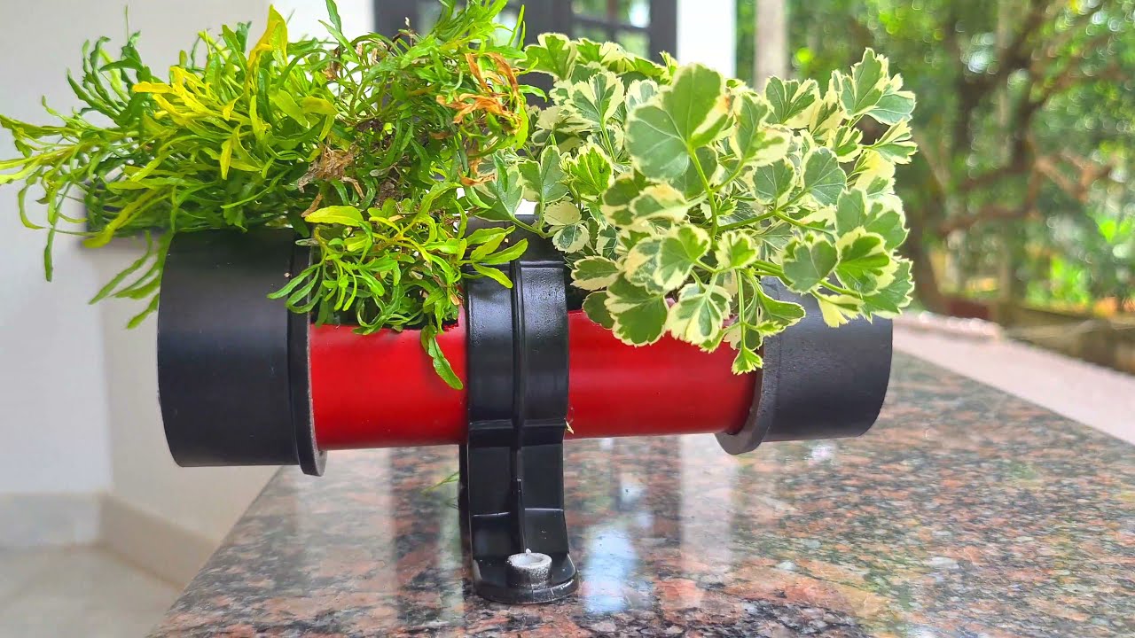How to make beautiful plant pot stand using Pvc pipe || gardening ideas ||DIY  EASY CRAFT