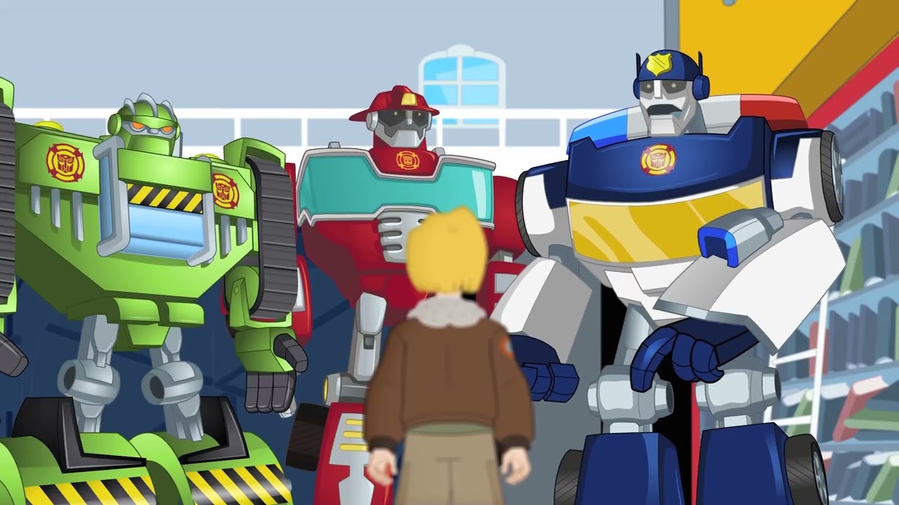 Alimentando A Fera | Transformers Rescue Bots | Desenho animado infantil