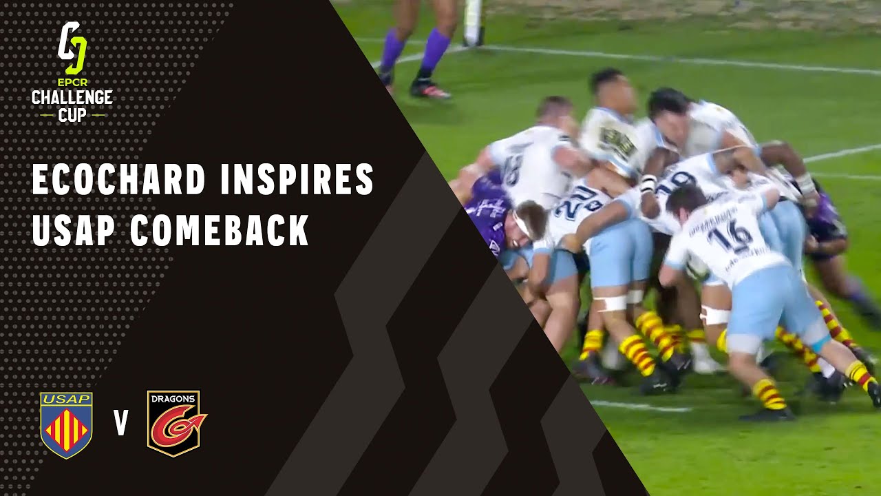 Highlights – USAP v Dragons Round 1 │Challenge Cup 2021/22