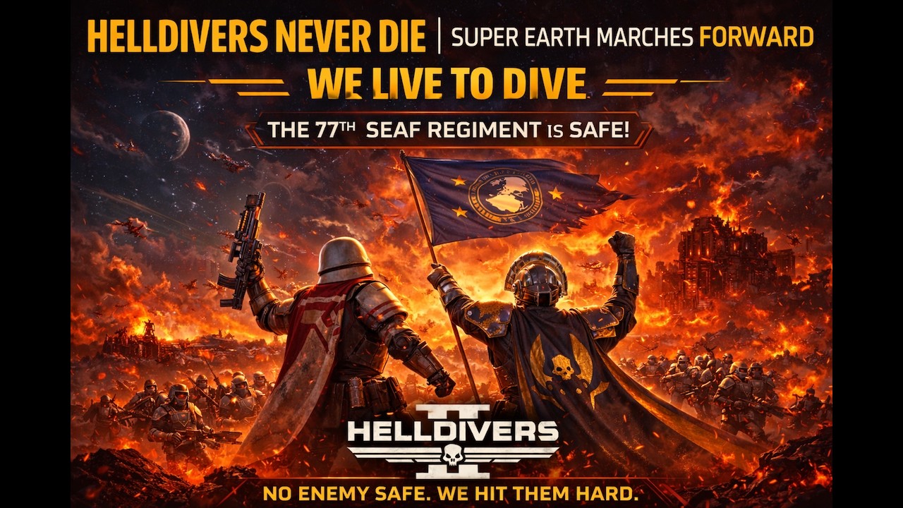 🔴LIVE |Helldivers 2 | In the name of Super Earth, we saved the 77th!