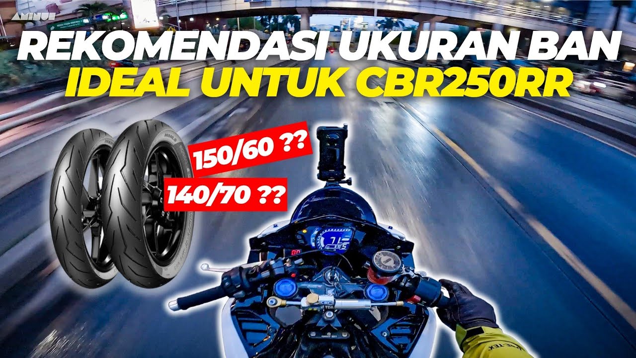 REKOMENDASI UKURAN BAN YANG COCOK BUAT CBR250RR ⚡️ | DAILY RIDE 75