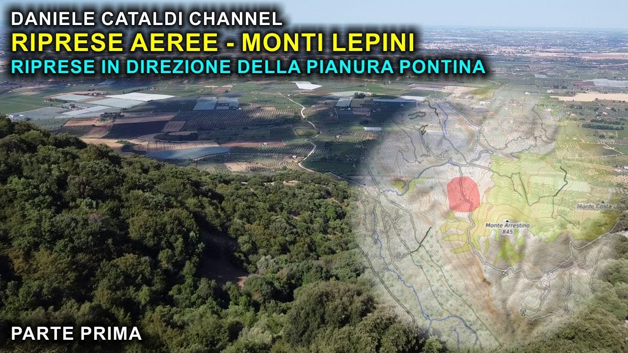 RIPRESE AEREE MONTI LEPINI - PRIMA PARTE - 10 LUGLIO 2022
