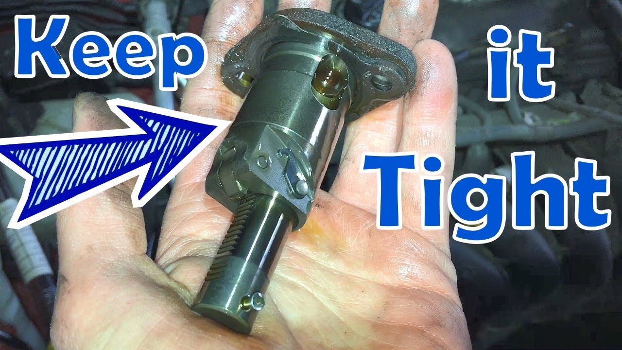 Замена натяжителя цепи ГРМ Toyota Corolla Matrix Vibe Auris Scion xD Течь масла