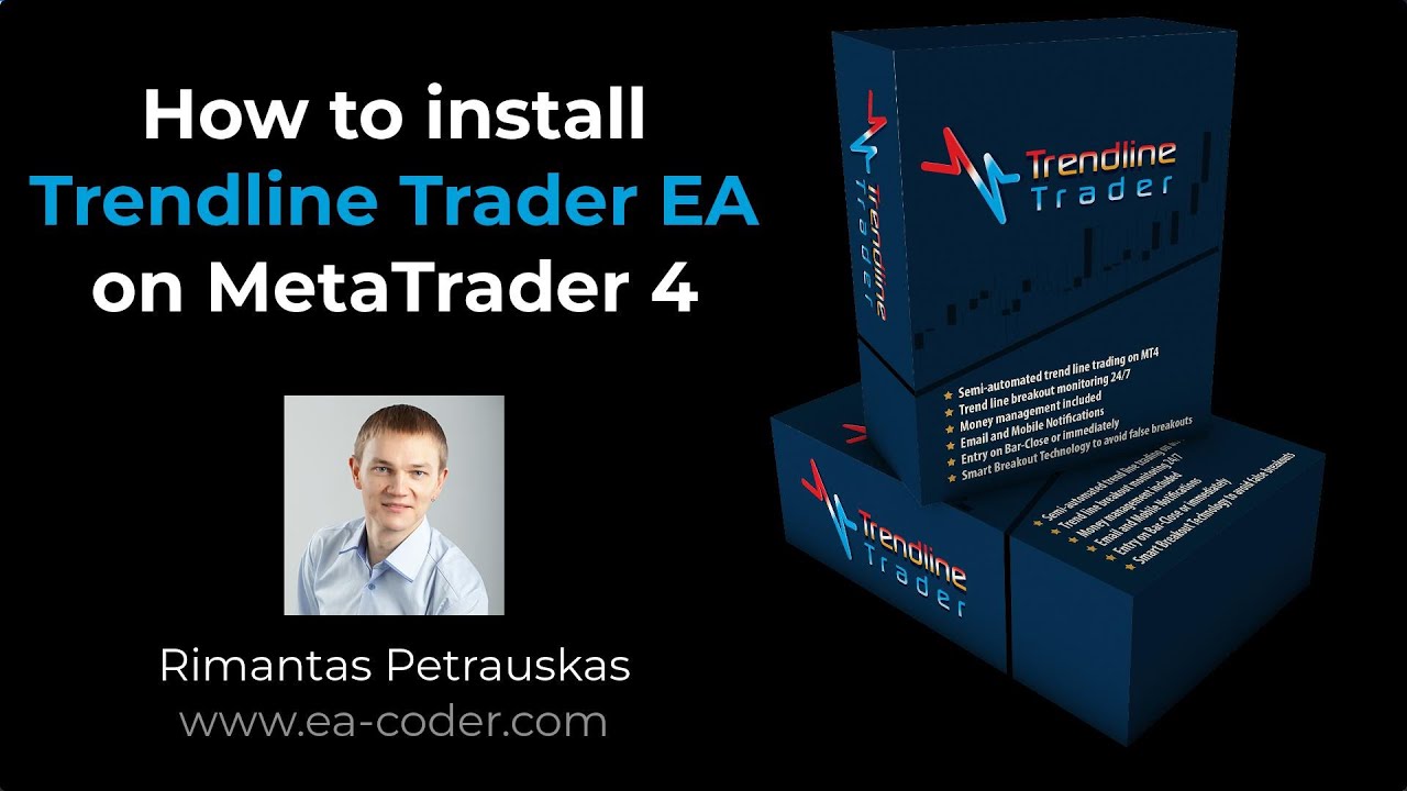 Trendline Trader MT4 EA installation on MetaTrader 4