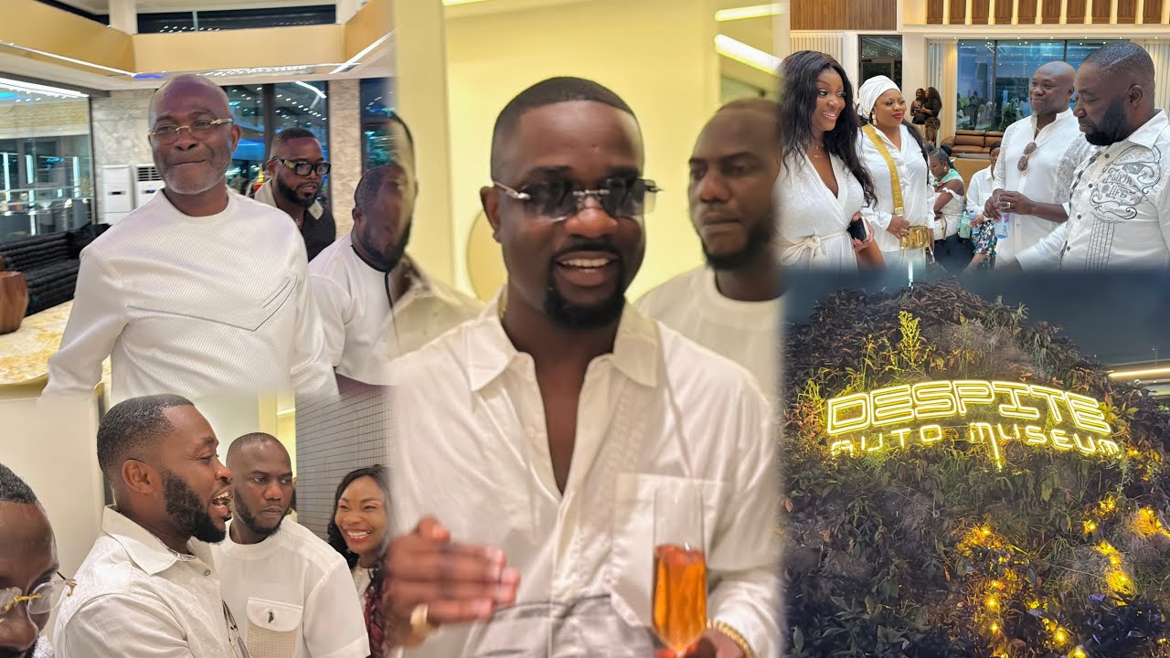 Kennedy Agyapong,Jackie Appiah,Sarkodie,Ibrahim Mahama,Kwaku Manu Storms Despite Automobile Car🔥