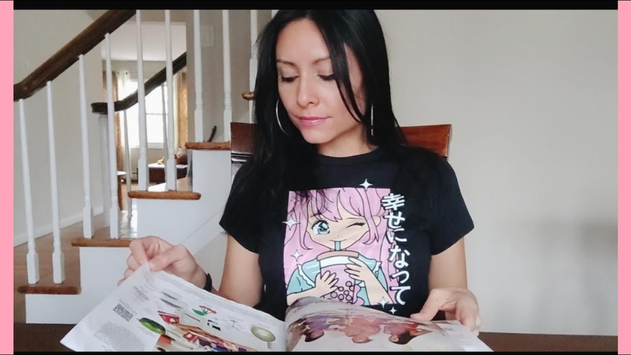 ASMR Magazine page turning and rambling