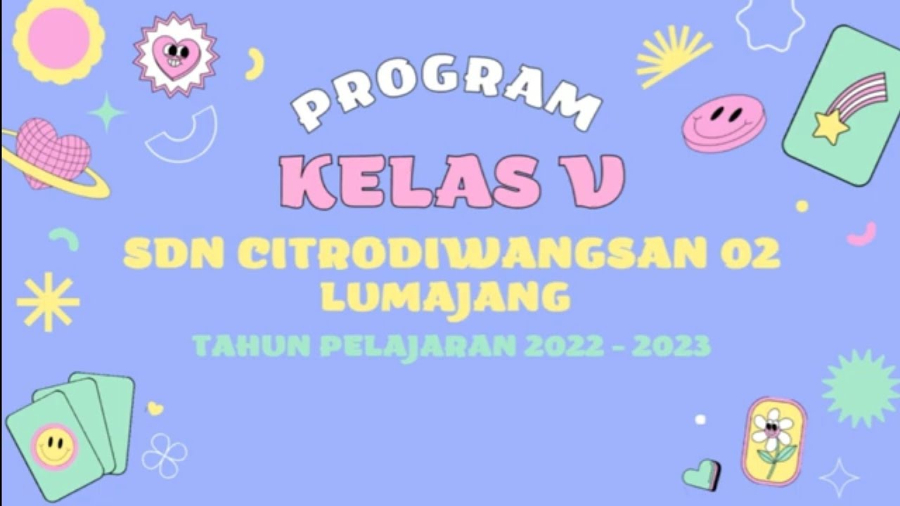 PROGRAM KELAS 5 TP 2022-2023