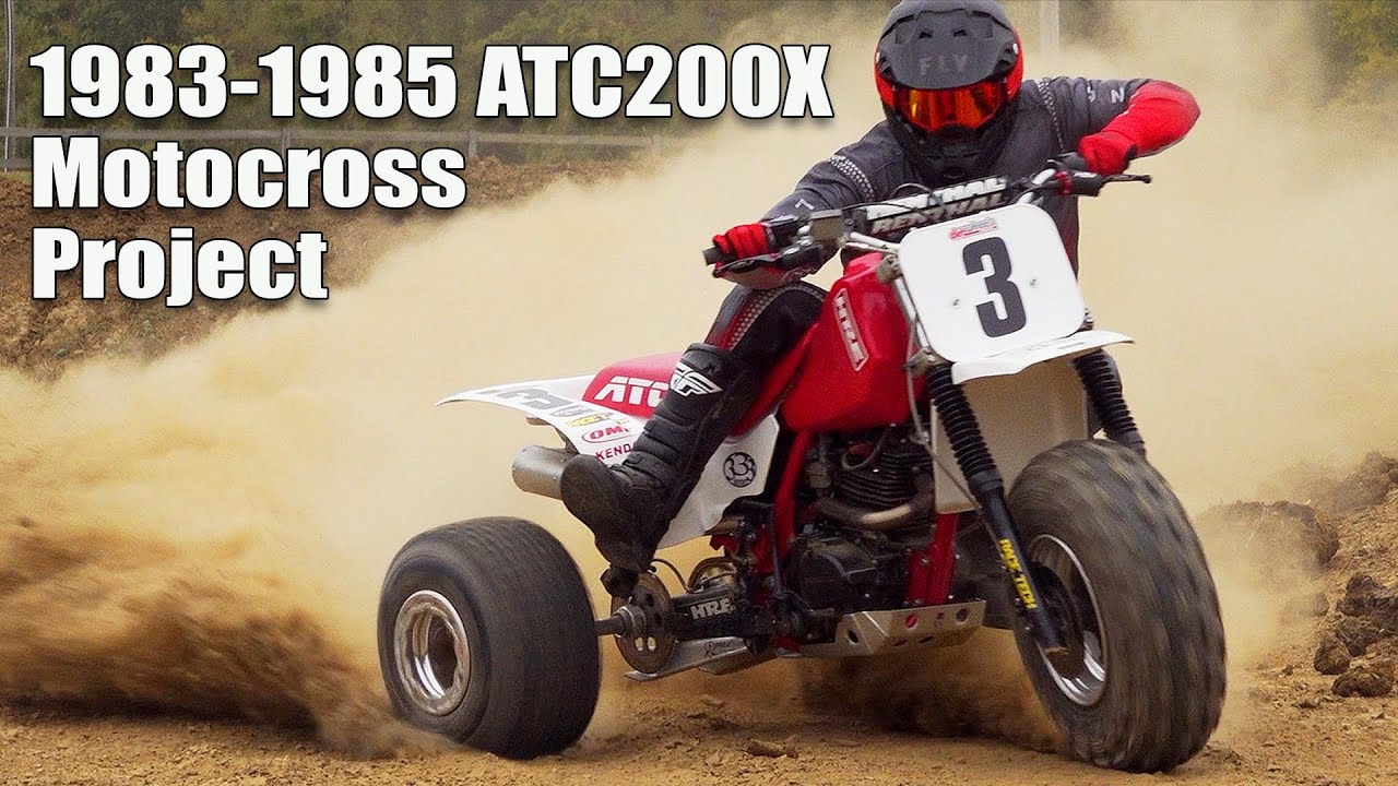 1983 1985 Honda ATC200X Motocross Project Test