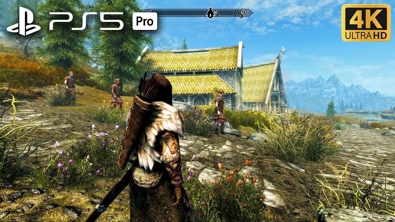 The Elder Scrolls V: Skyrim - PS5 PRO Gameplay 4K 60FPS