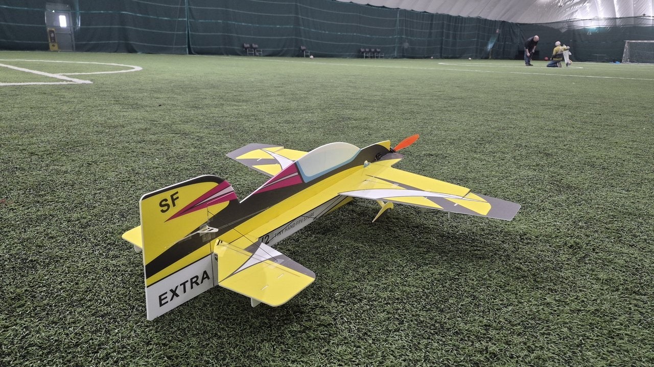 2026-02-14: Extra 330SC,  T-Motor AM40, ECS 16A, T-Hobby prop T8044