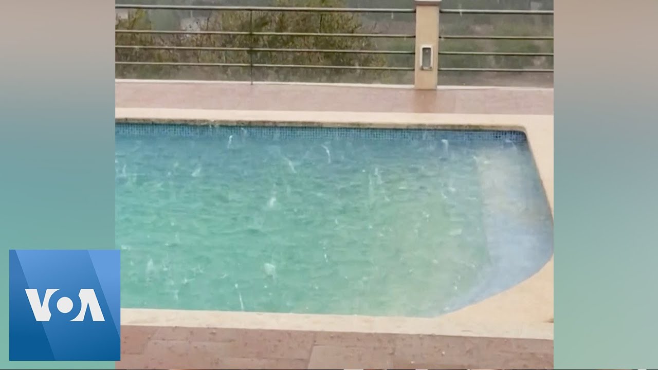 Heavy Hailstorm Hits Spain&rsquo;s Mallorca