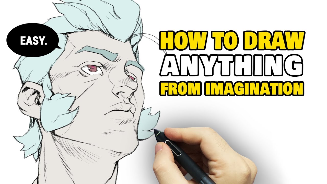 HOW TO DRAW ANYTHING FROM IMAGINATION 🗝