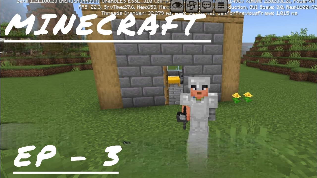 Minecraft gameplay ep 3 #minecraft survival series  episode 3 