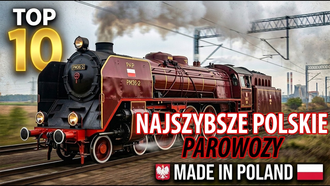 TOP 10 NAJSZYBSZYCH POLSKICH PAROWOZ&Oacute;W 🚂🔥