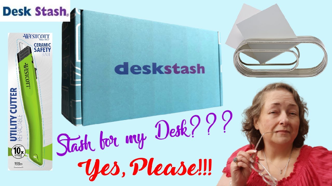 A NEW  Box ~ DESK STASH ~ Unboxing & Review