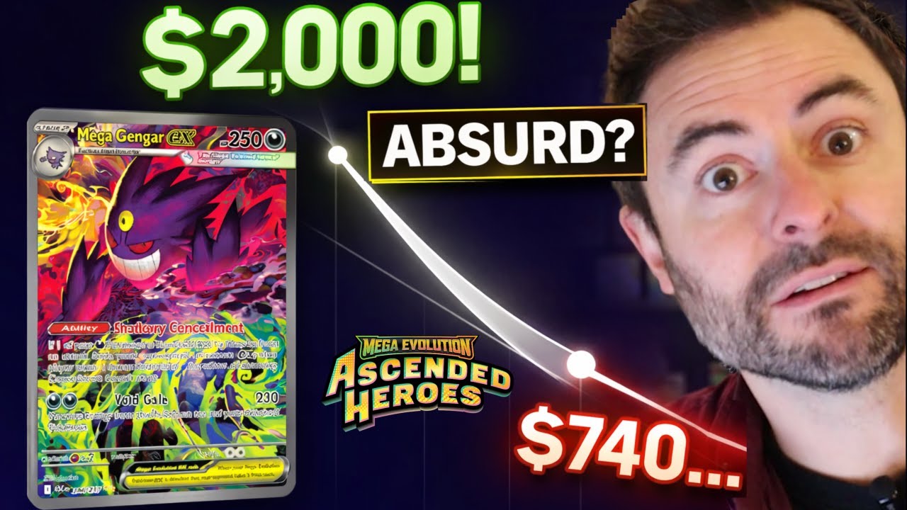 Will Mega Gengar hit $2,000? Professional data analyst predicts ABSURD Ascended Heroes prices!