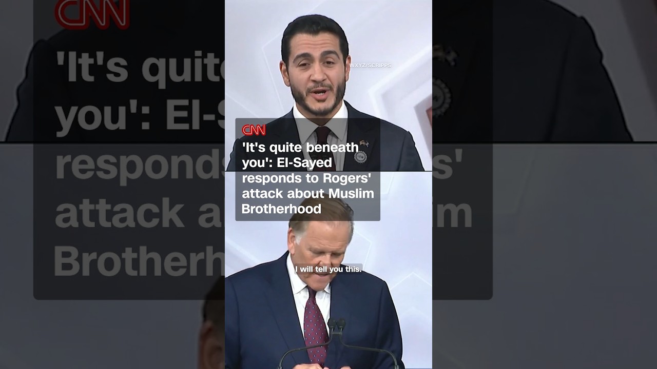 'It's quite beneath you': El-Sayed responds to Rogers' attack about Muslim Brotherhood