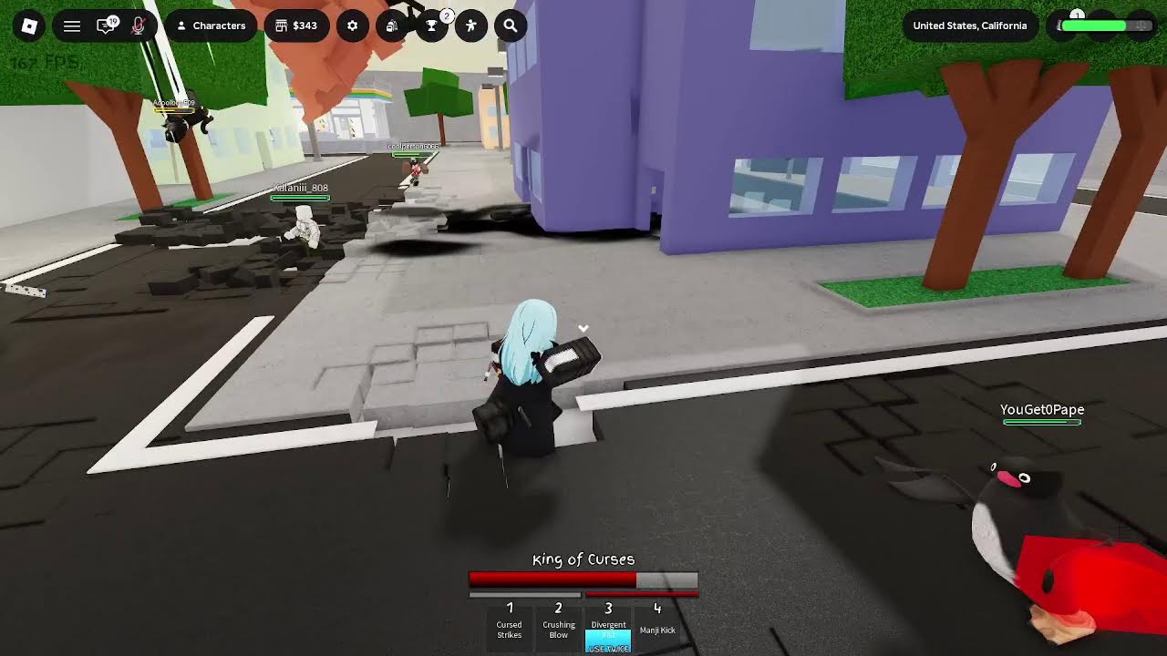 playing roblox