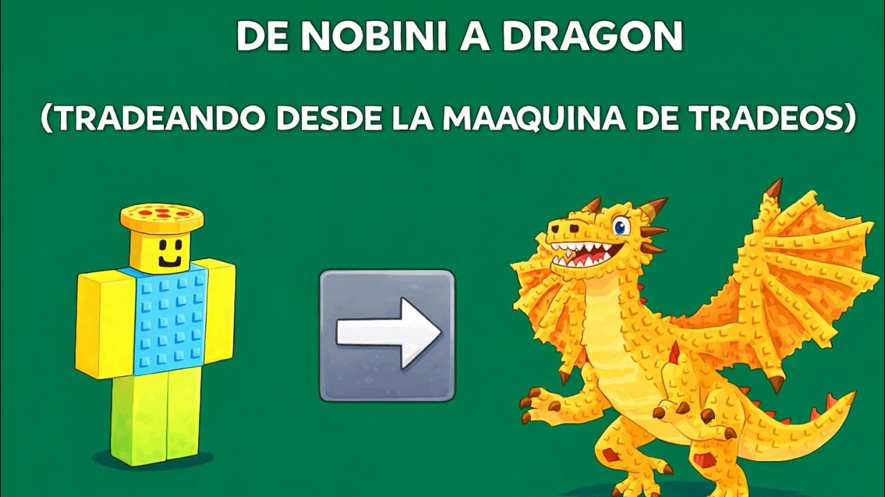 🐲🍕TRADEANDO DE NOBINI A DRAGON DIA 27 ( POR LA MAQUINA DE TRADEOS ) 🍕🐲