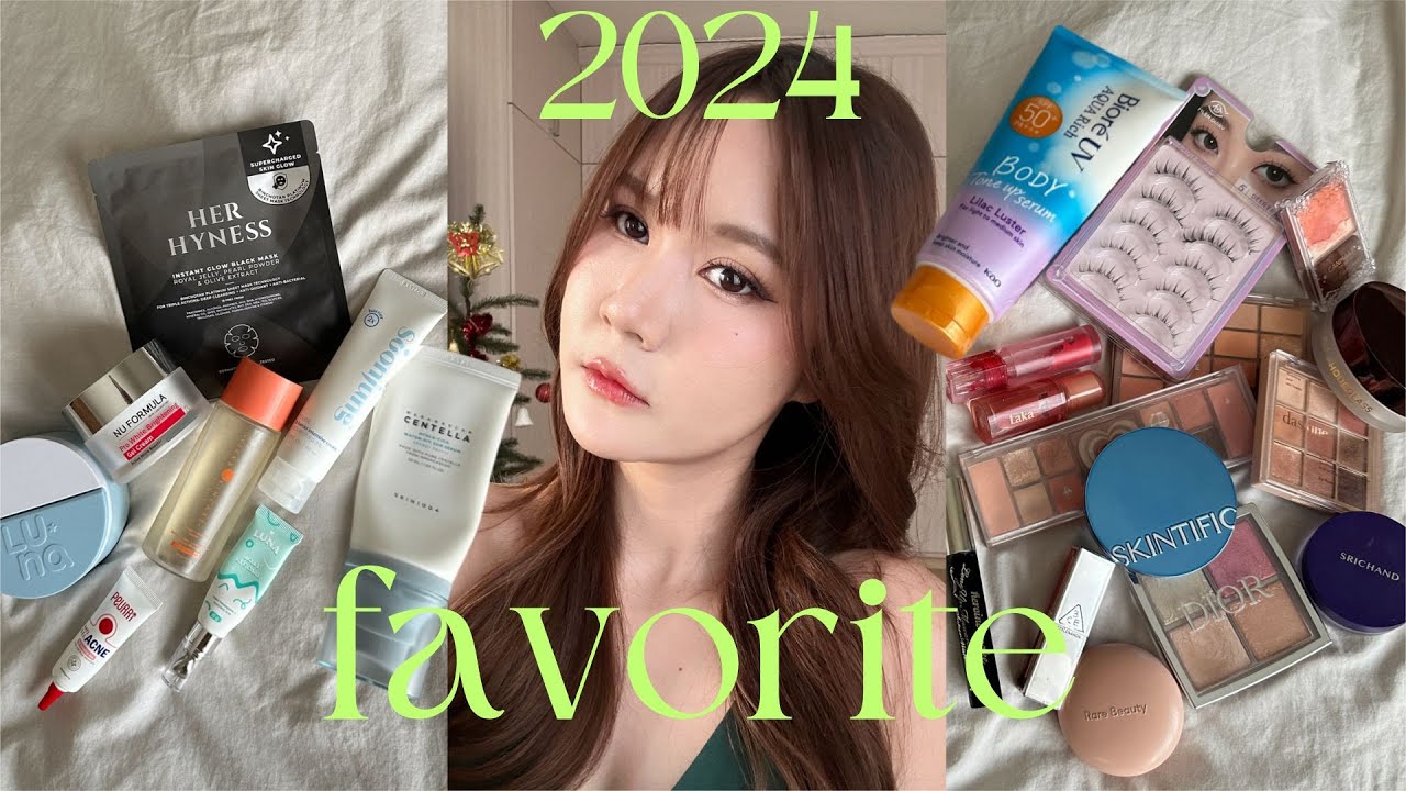 2024 favorite รวมที่สุดของปี สกินแคร์ เครื่องสำอางจัดเต็ม! ใช้เยอะใช้หมด | This is Pear