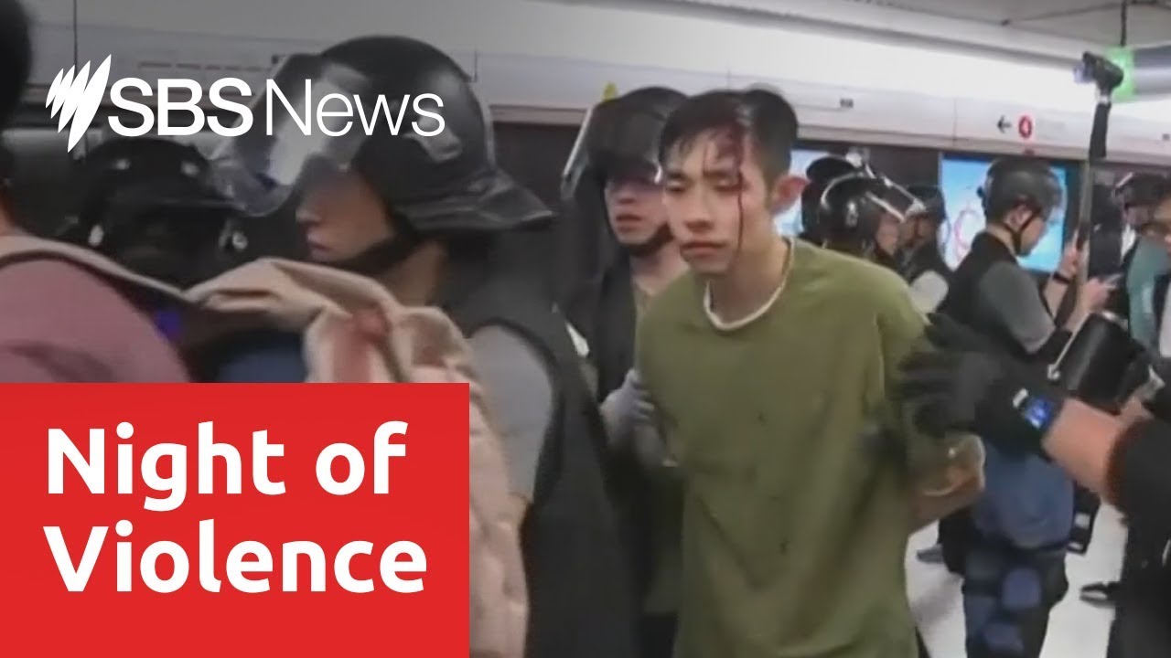 Hong Kong experiences its most intense clashes since protests started