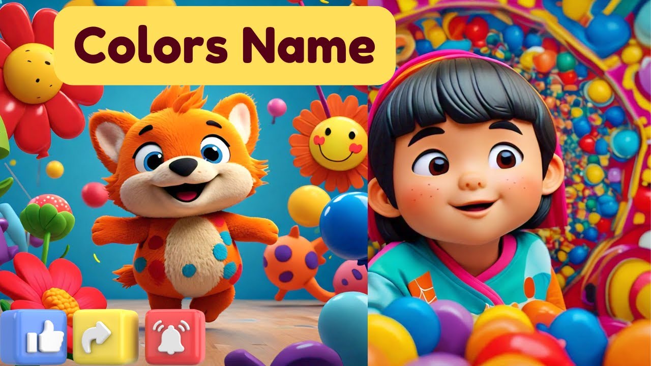 Learn Colors for Kids 🎨 | Fun Color Names and Learning! \ kids learning grade 1