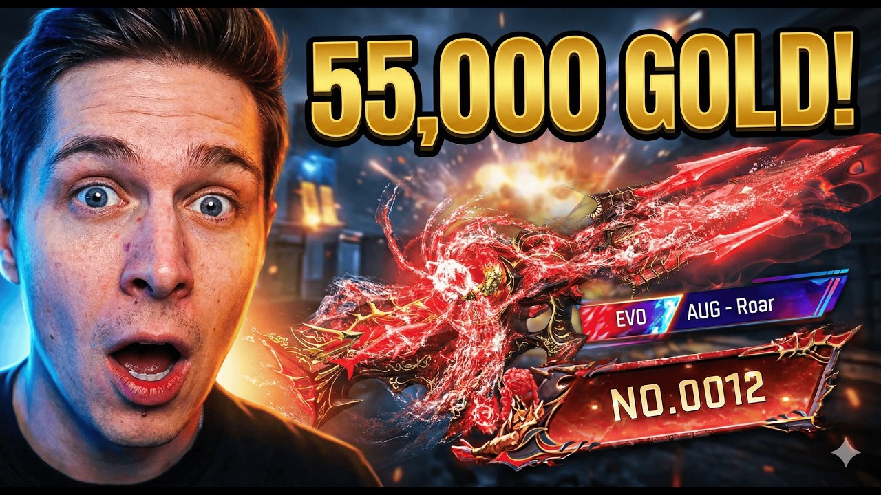 I GOT No. #0012! 😱 55,000 GOLD for the EVO AUG ROAR!