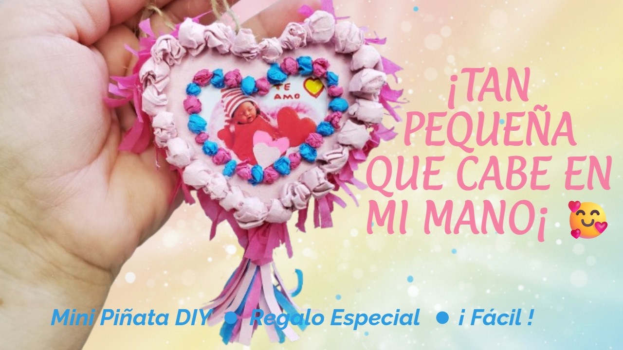 No Compres Regalo ❌ Haz Esta Piñatita de San Valentín 💘 DIY Fácil