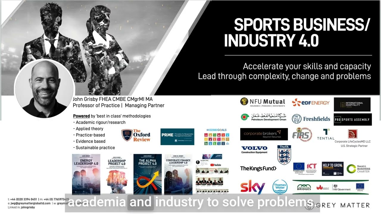 Mastering Sports Leadership: Strategies for Navigating Complexity & Change in Industry 4.0