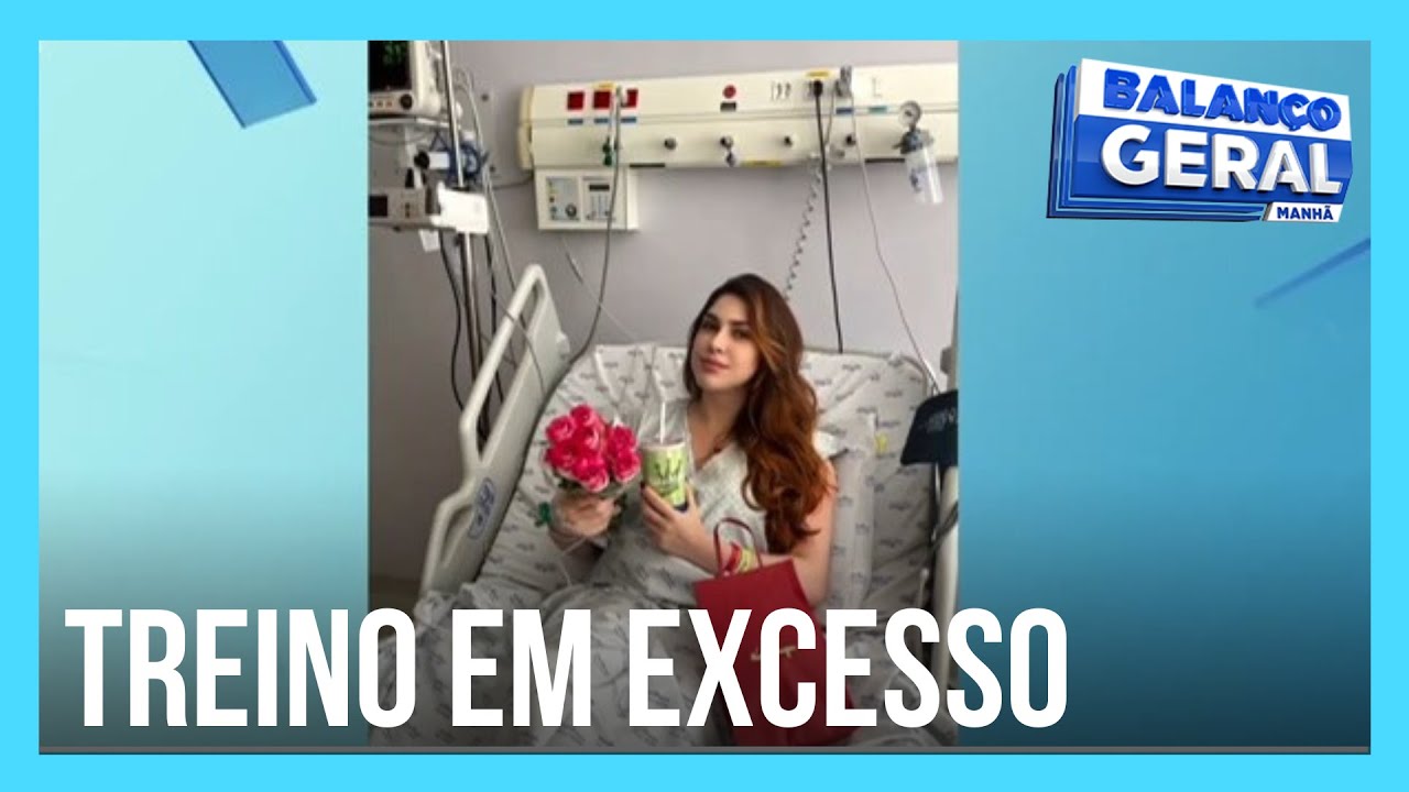 Influenciadora vai parar na UTI após exagerar em treino na academia