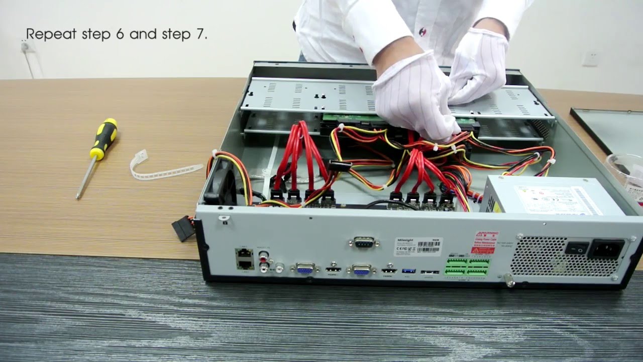 Milesight 4K H.265 NVR  Pro 7000/8000 Series Installation Tutorial