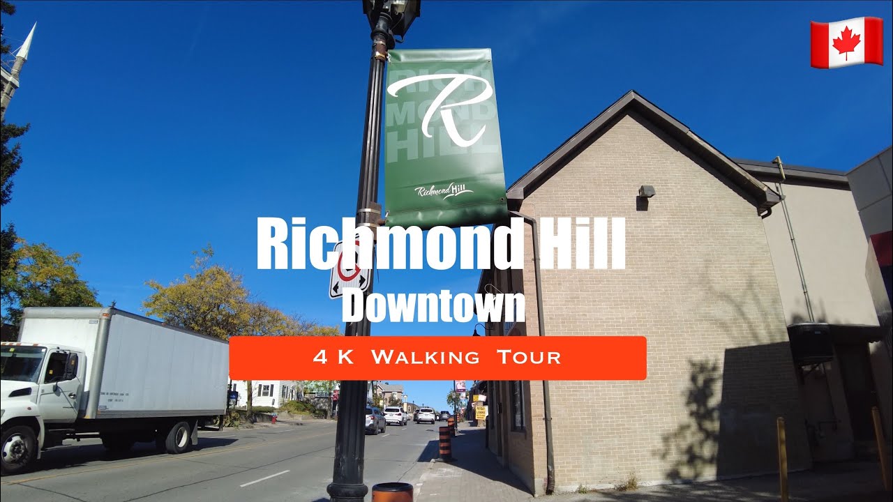 [4K]  Richmond Hill Ontario - Downtown Walking Tour | #197