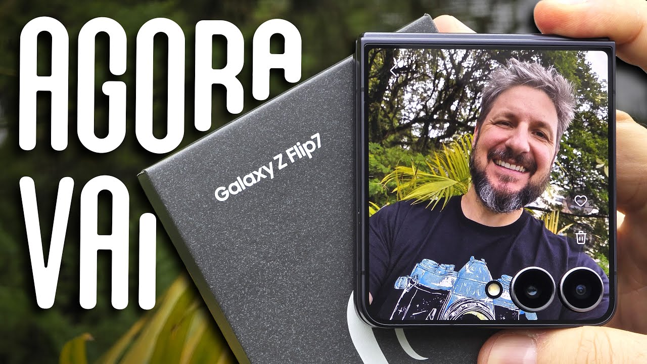 Mais fino, leve e MUITO MELHOR! Samsung Galaxy Z Flip 7 | UNBOXING