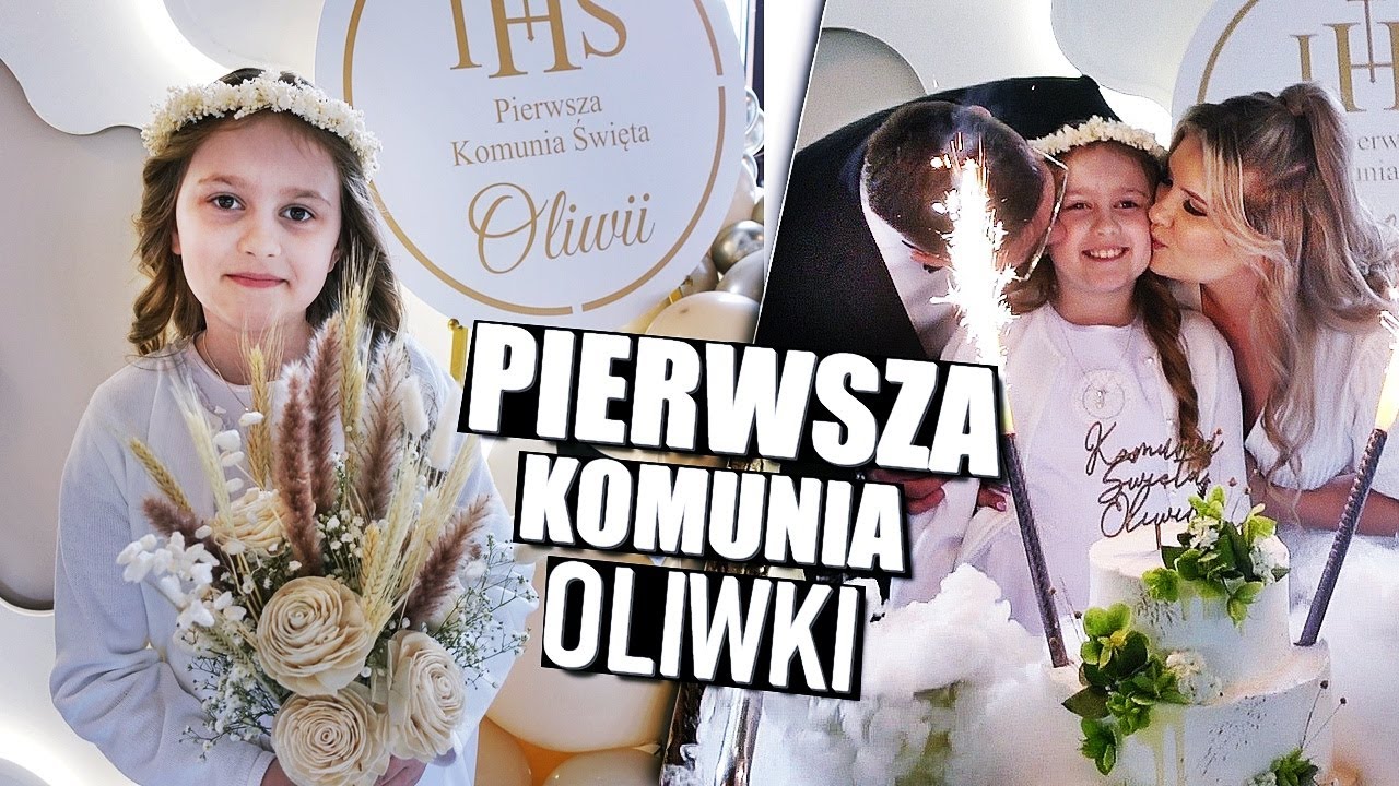 PIERWSZA KOMUNIA ŚWIĘTA OLIWKI 💜 NIEZAPOMNIANY DZIEŃ PEŁEN EMOCJI