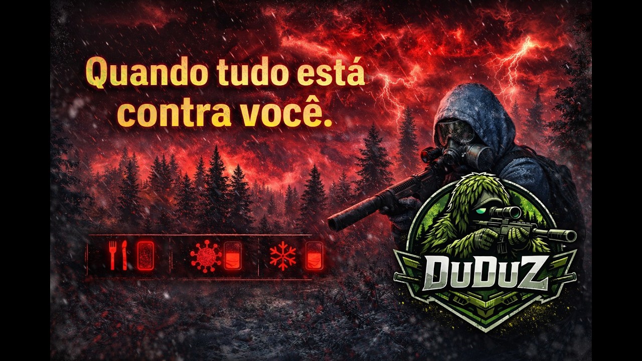 Jogando Solo no mapa mais difícil do DayZ.