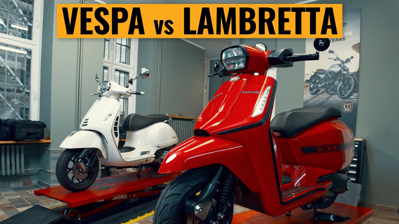 Vespa vs Lambretta – der ehrlichste Vergleich GTS 300 gegen X300 SR