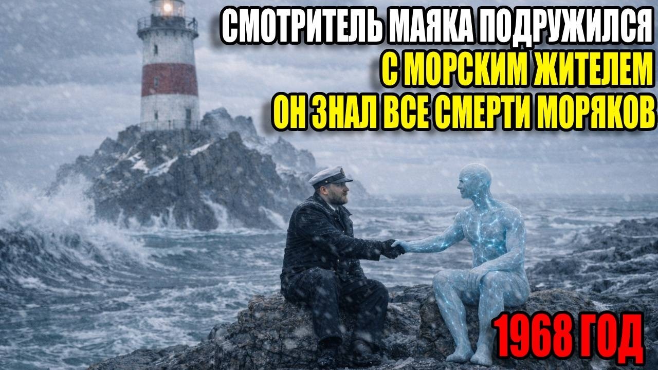 СМОТРИТЕЛЬ МАЯКА ДРУЖИЛ С МОРСКИМ ЖИТЕЛЕМ. ОН РАССКАЗАЛ ЕМУ ВСЕ ТАЙНЫ МОРЯ