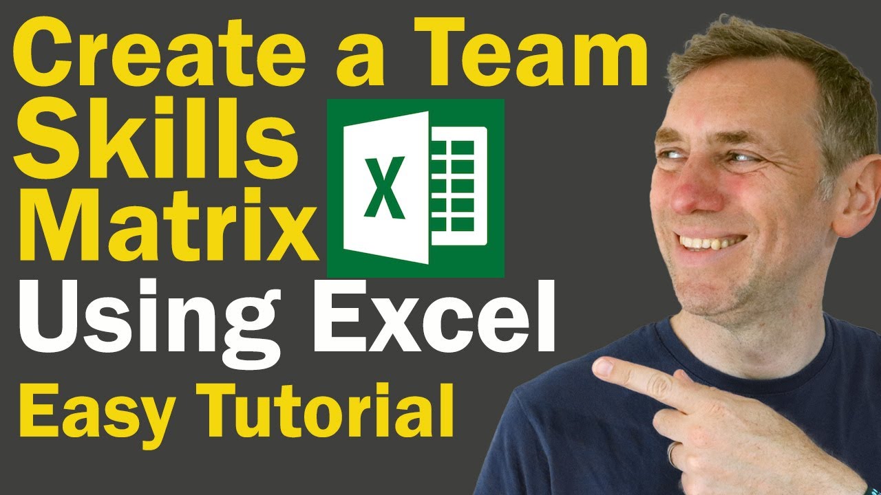 Создание матрицы навыков для вашей команды с помощью Excel